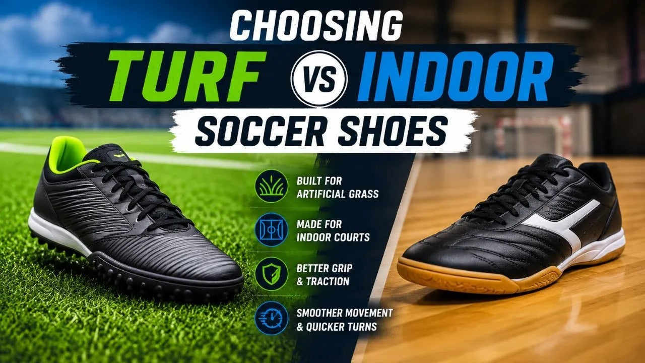 5 Crucial Things to Know Before Choosing Turf vs Indoor Soccer Shoes