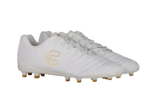 Charly Hotcross 2.0 White Gold Sport Soccer Cleats