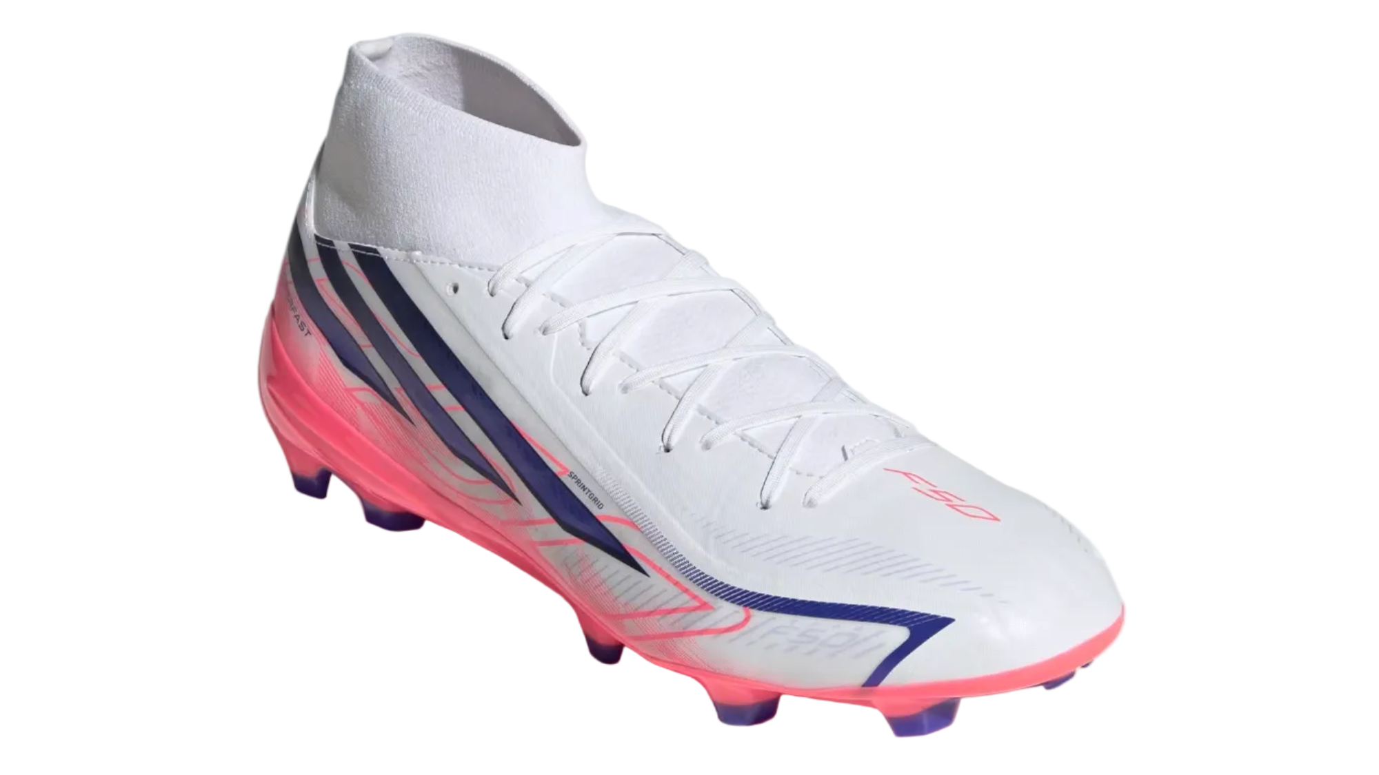Adidas F50 Hyperfast League Mid Firm Ground Soccer Cleats