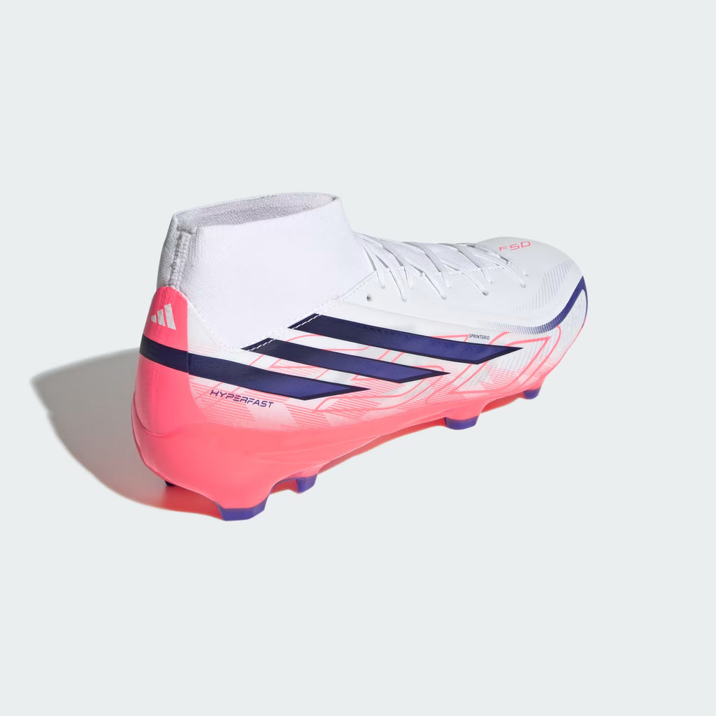 Adidas F50 Hyperfast League Mid Firm Ground Soccer Cleats
