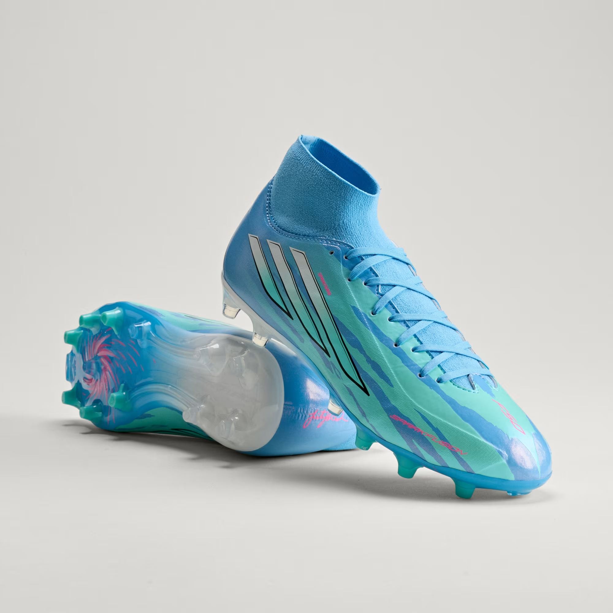 Adidas F50 Sparkfusion League Mid Cut Firm Ground / Artificial Grass Soccer Cleats Trinity Rodman