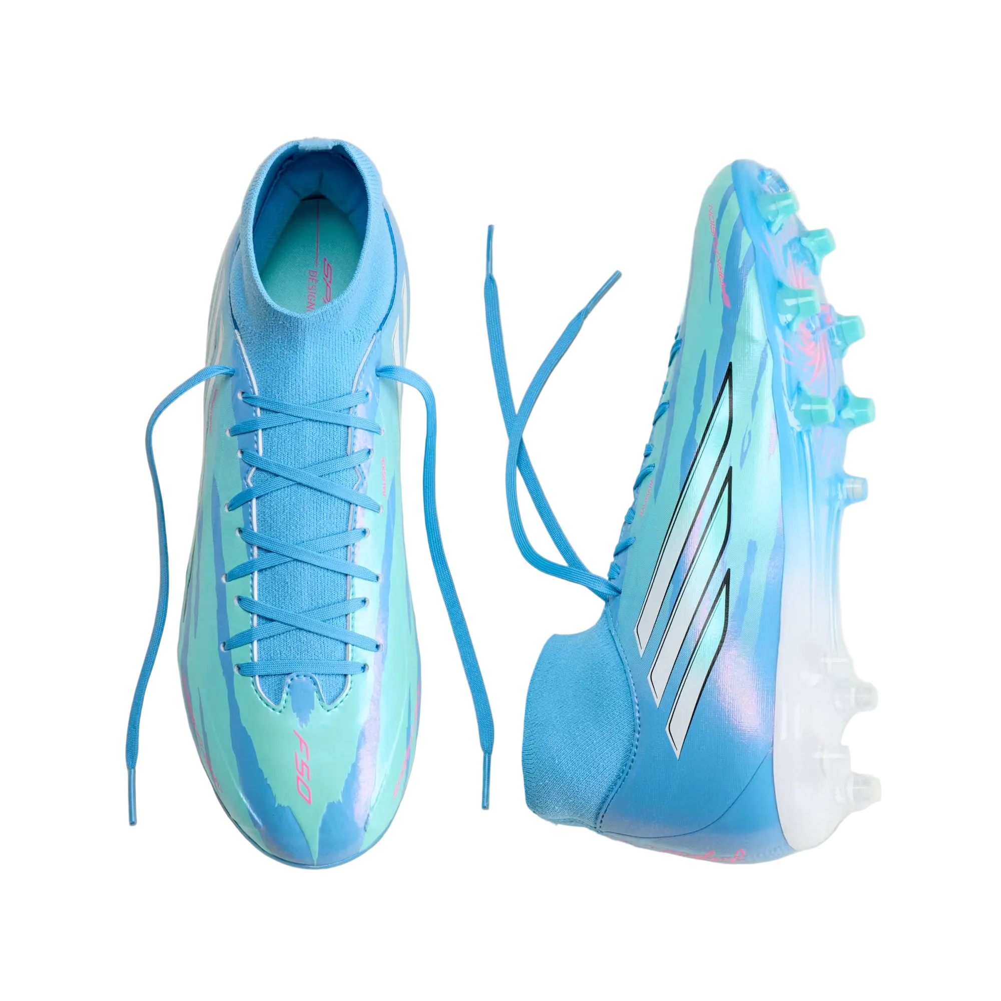 Adidas F50 Sparkfusion League Mid Cut Firm Ground / Artificial Grass Soccer Cleats Trinity Rodman