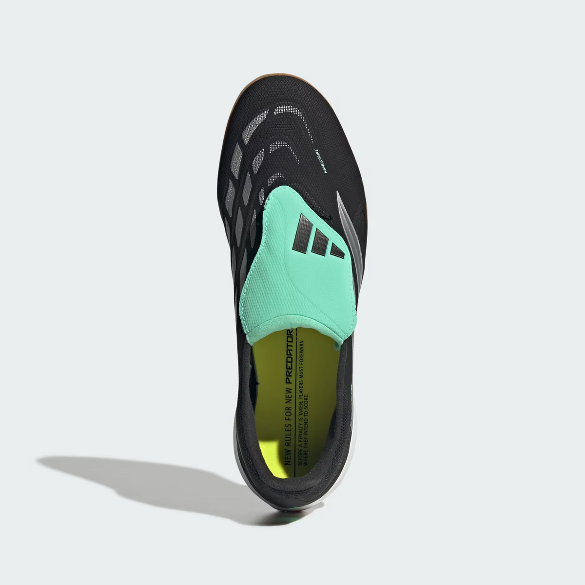 Adidas Predator League Fold-Over Tongue Indoor Unisex Core Black/Silver Met./Pulse Mint