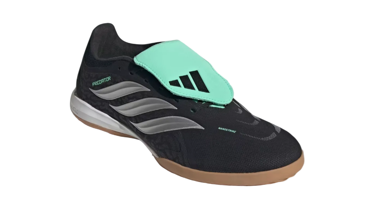 Adidas Predator League Fold-Over Tongue Indoor Unisex Core Black/Silver Met./Pulse Mint