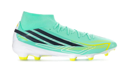 Adidas F50 Hyperfast League Mid FG - Pulse Mint / Night Navy / Solar Lemon