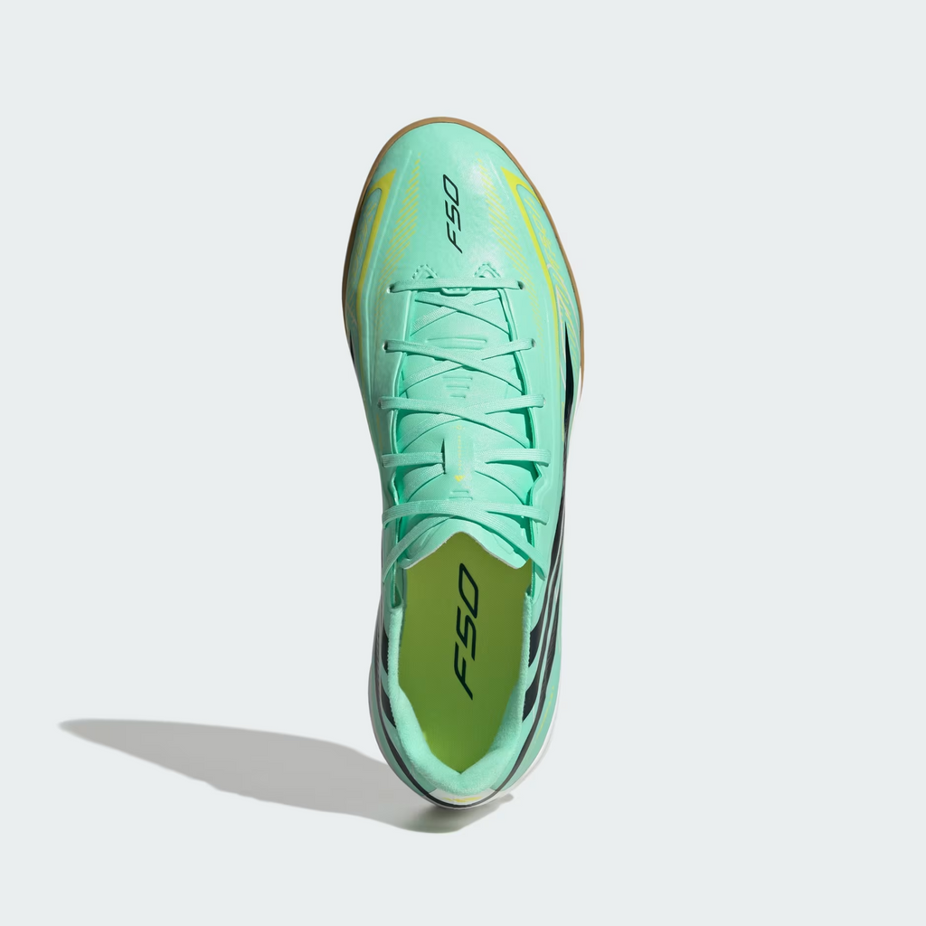 Adidas F50 Hyperfast League Indoor - Pulse Mint / Night Navy / Solar Lemon