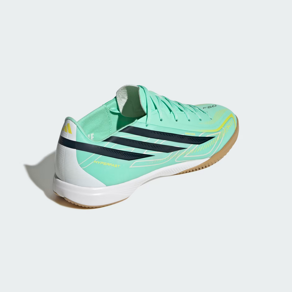 Adidas F50 Hyperfast League Indoor - Pulse Mint / Night Navy / Solar Lemon