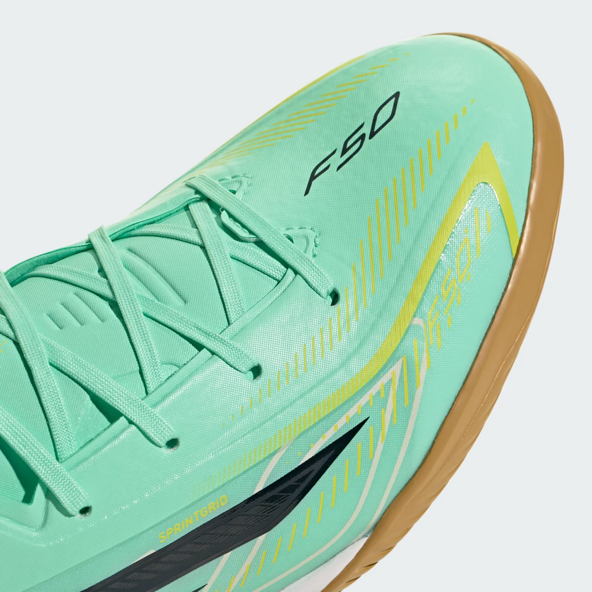 Adidas F50 Hyperfast League Indoor - Pulse Mint / Night Navy / Solar Lemon